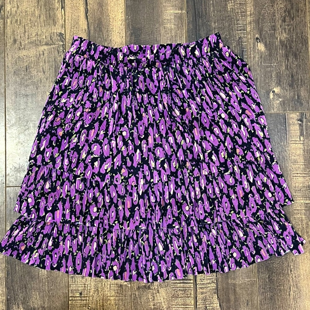Next tiered pleated skirt
